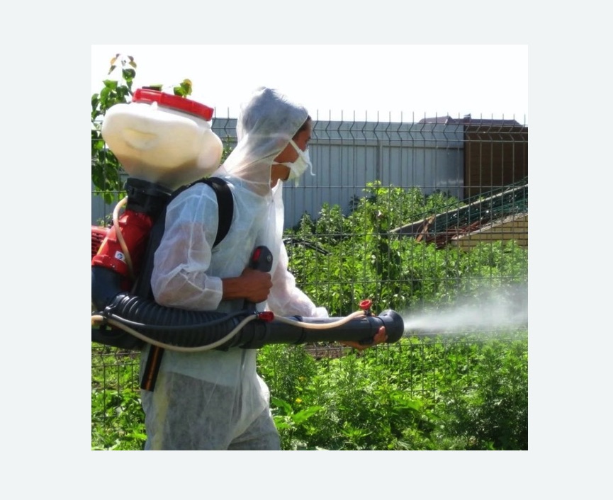 Акарицидная обработка территории в Савеловском районе Москвы